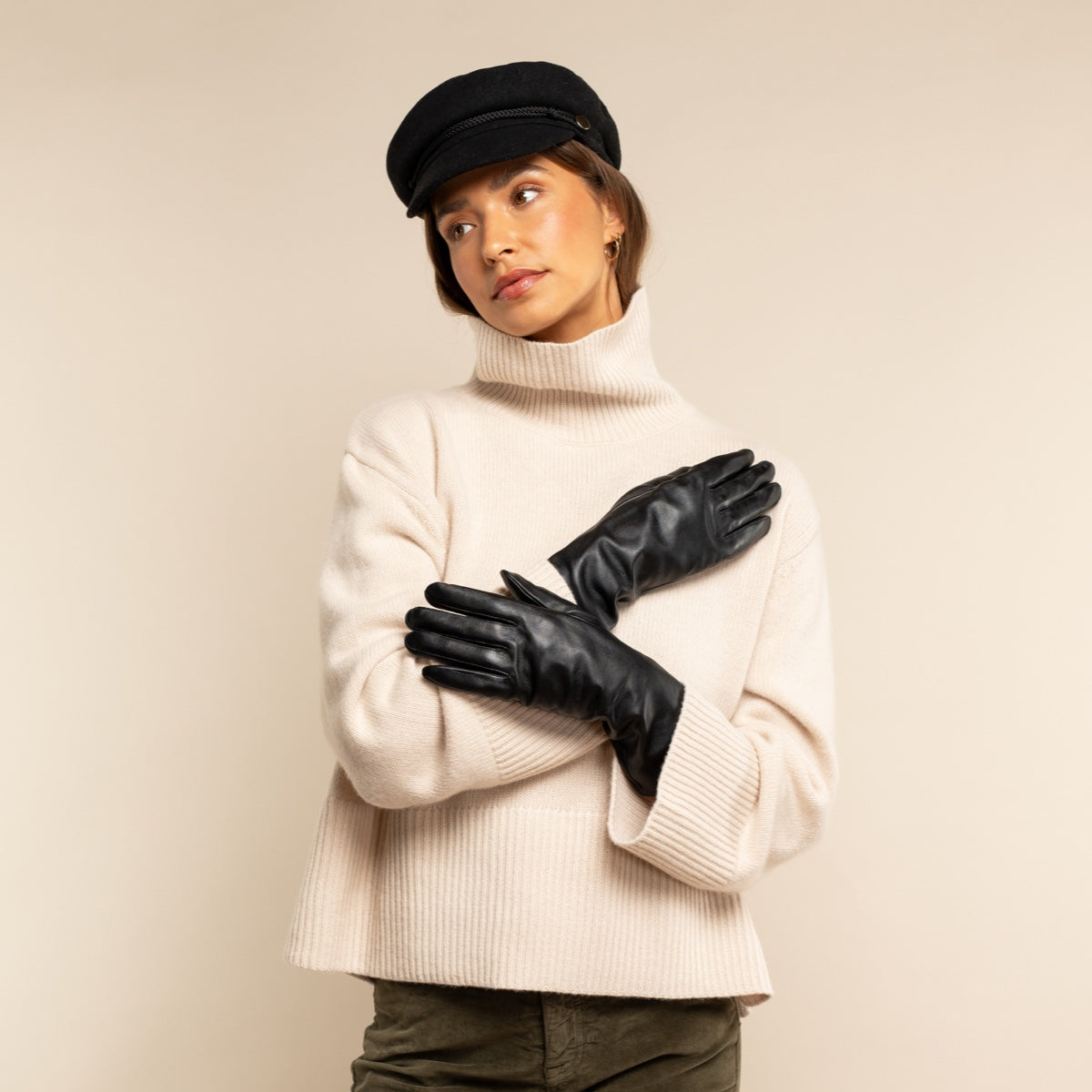 Leren Handschoenen Dames Zwart Extra Lang – Schwartz & von Halen® – Premium Leren Handschoenen - 6