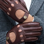 Autohandschoenen Heren Klassiek Bruin – Schwartz & von Halen® – Premium Leren Handschoenen - 7