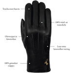 Leren Handschoenen Heren Zwart Hunter – Schwartz & von Halen® – Premium Leren Handschoenen - 12