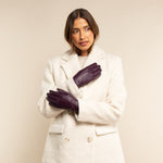 Leren Dames Handschoenen Paars Ivy – Schwartz & von Halen® – Premium Leren Handschoenen - 10