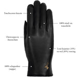 Leren Dames Handschoenen Zwart Ivy – Schwartz & von Halen® – Premium Leren Handschoenen - 13