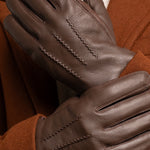 Leren Heren Handschoenen Bruin Jack – Schwartz & von Halen® – Premium Leren Handschoenen - 10