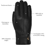 Leren Handschoenen Zwart Heren James – Schwartz & von Halen® – Premium Leren Handschoenen - 15