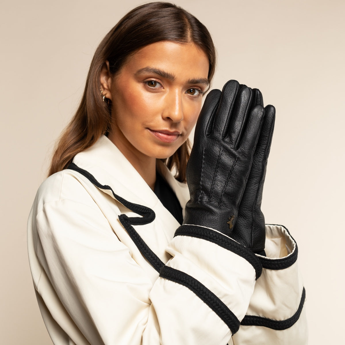 Leren Dames Handschoenen Zwart Julia – Schwartz & von Halen® – Premium Leren Handschoenen - 11