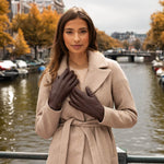 Leren Dames Handschoenen Bruin Julia – Schwartz & von Halen® – Premium Leren Handschoenen - 7