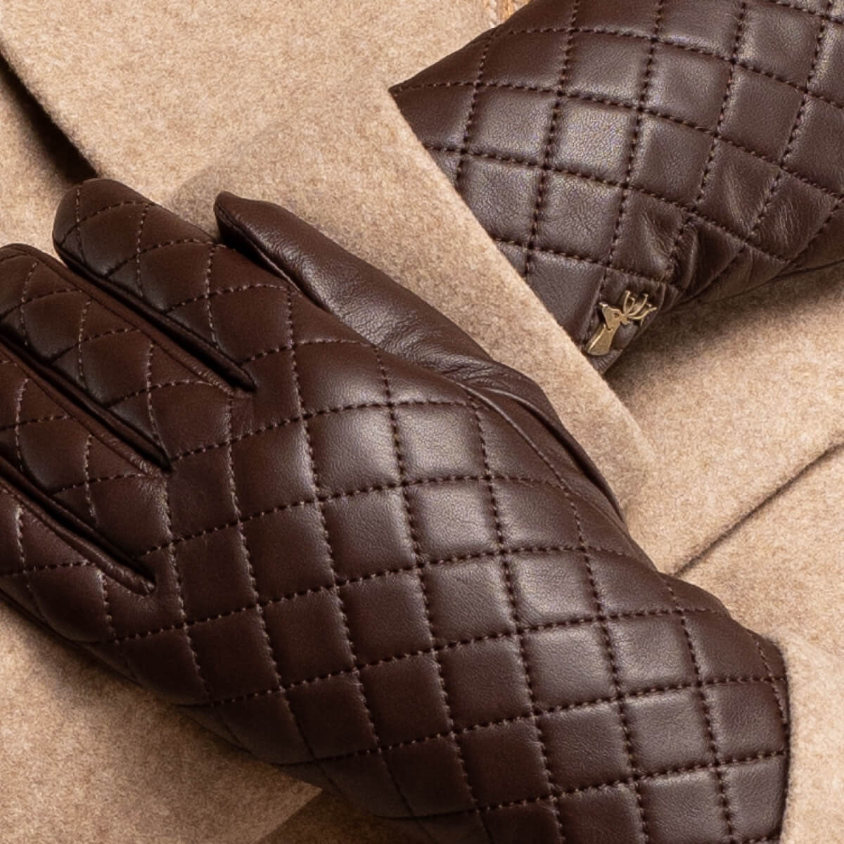 Leren Dames Handschoenen Bruin Kira – Schwartz & von Halen® – Premium Leren Handschoenen - 14