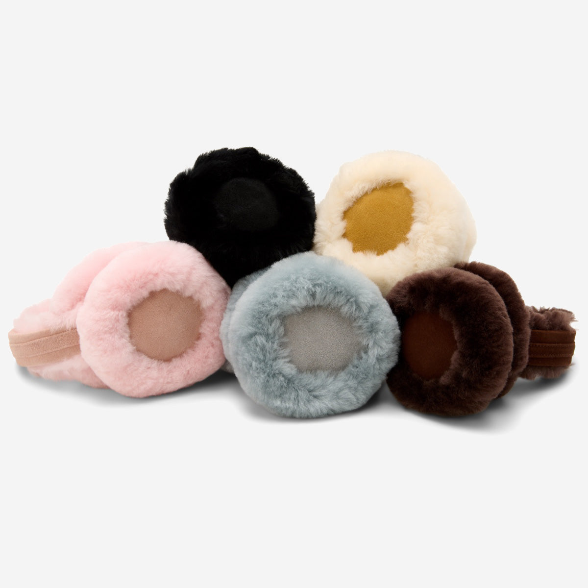 Nathaly (black) – warm and stylish earmuffs from natural sheepskin and suede - Schwartz & von Halen - EU - 7