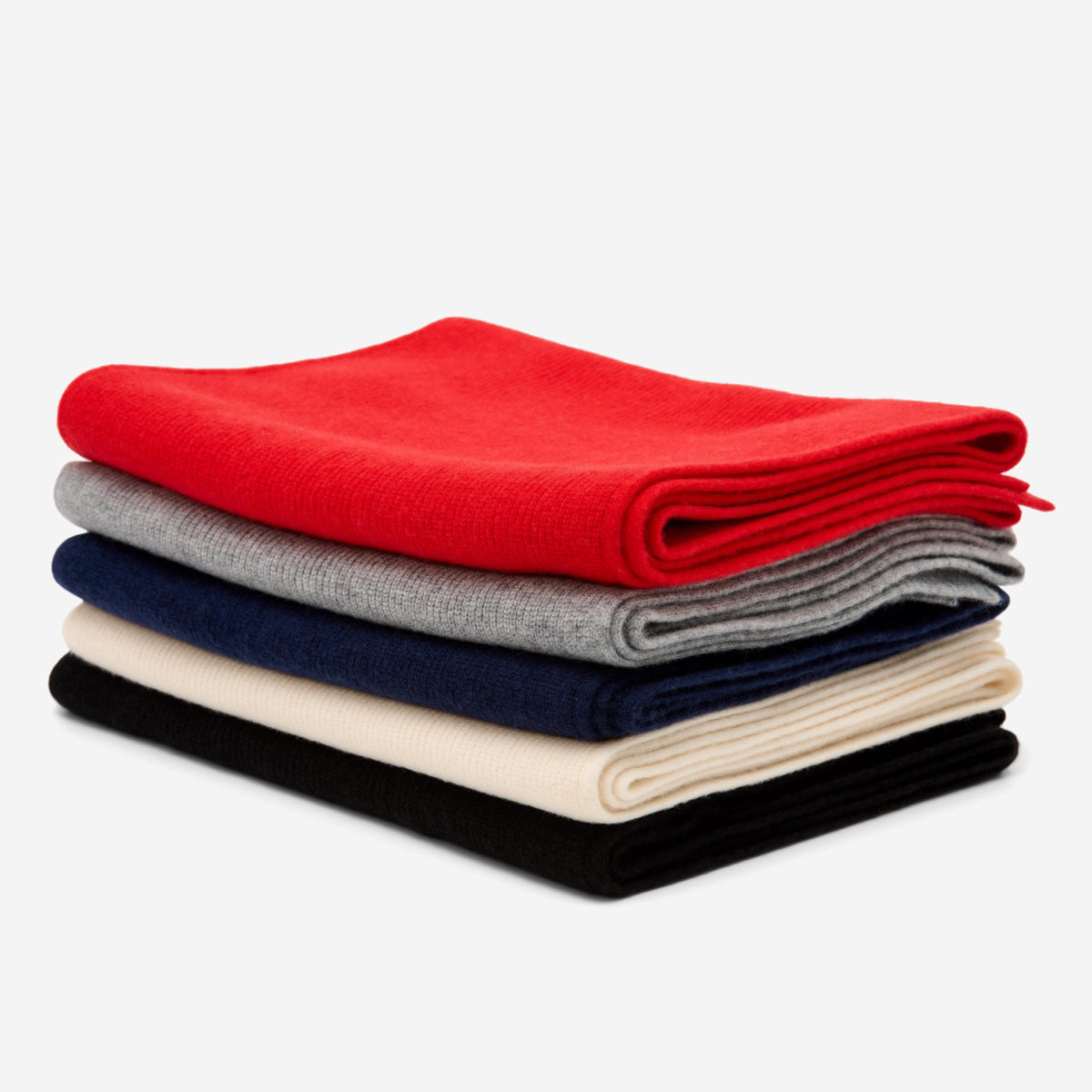 Charlie (navy blue) - premium scarf made of soft Merino wool (unisex) - Schwartz & von Halen - US - 7