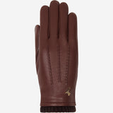 Scarlett - hertenleren (American deerskin) handschoenen met warme wollen voering