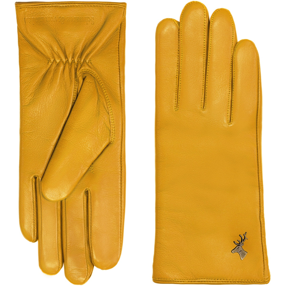 Gele Leren Handschoenen Dames Sarah  – Schwartz & von Halen® – Premium Leren Handschoenen - 2