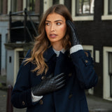 Leren Dames Handschoenen Zwart Kira – Schwartz & von Halen® – Premium Leren Handschoenen - 7