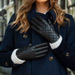 Leren Dames Handschoenen Zwart Kira – Schwartz & von Halen® – Premium Leren Handschoenen - 9