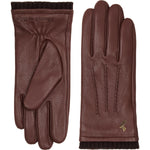 Bruine Leren Handschoenen Dames Scarlett  – Schwartz & von Halen® – Premium Leren Handschoenen - 2